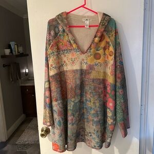 NATURAL LIFE Multicolor Floral Robe